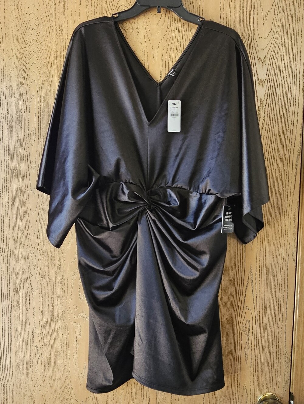Express Black Textured Dress